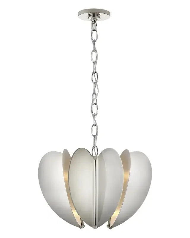 Visual Comfort Signature Danes Small Chandelier In Polished Nickel By Kate Spade New York