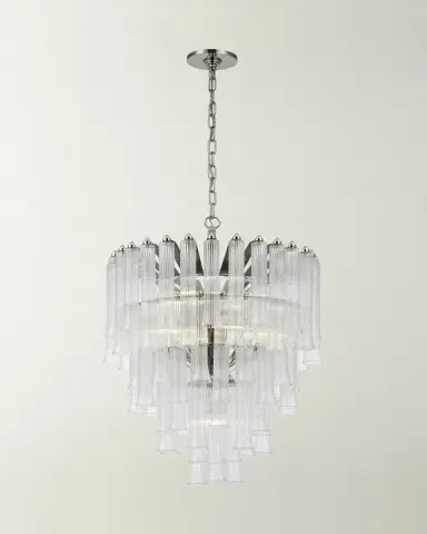 Visual Comfort Signature Lorelei Small Waterfall Chandelier By Julie Neill | Thumbnail 3
