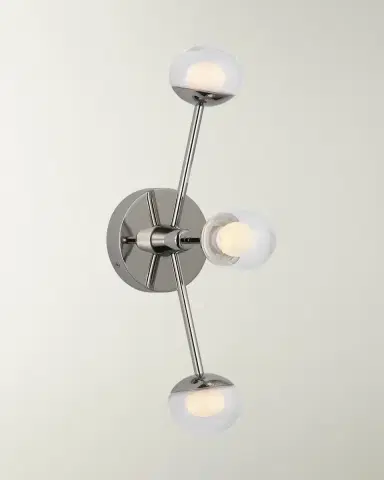 Visual Comfort Signature Alloway 19" Triple Linear Sconce By Kate Spade New York | Thumbnail 2 Visual Comfort Signature Alloway 19" Triple Linear Sconce By Kate Spade New York | Thumbnail 2