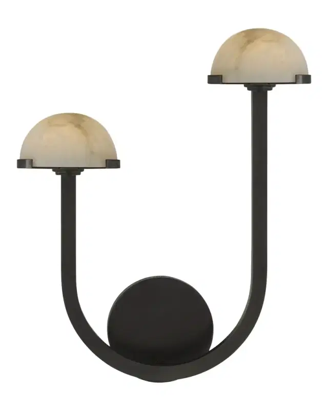 Visual Comfort Signature Pedra 15" Asymmetrical Left Sconce By Kelly Wearstler
