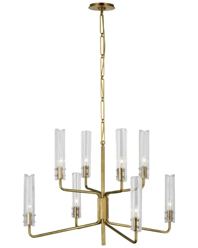 Visual Comfort Signature Casoria Medium Two-Tier Chandelier By AERIN