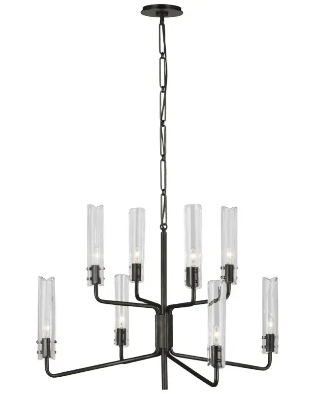 Visual Comfort Signature Casoria Medium Two-Tier Chandelier By AERIN