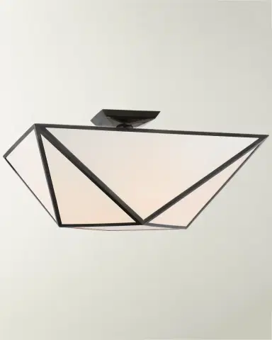 Visual Comfort Signature Lorino Large Semi-Flush Mount By Julie Neill | Thumbnail 2