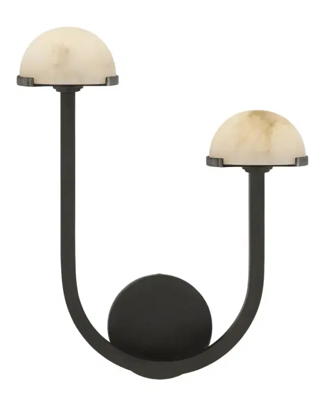 Visual Comfort Signature Pedra 15" Asymmetrical Right Sconce By Kelly Wearstler