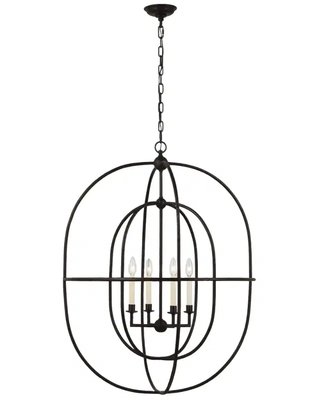 Visual Comfort Signature Desmond Open Double Oval Lantern By Chapman & Myers