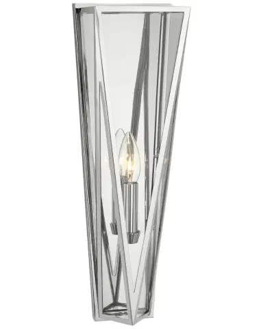 Visual Comfort Signature Lorino Medium Sconce In Bronze With Clear Glass By Julie Neill | Thumbnail 1