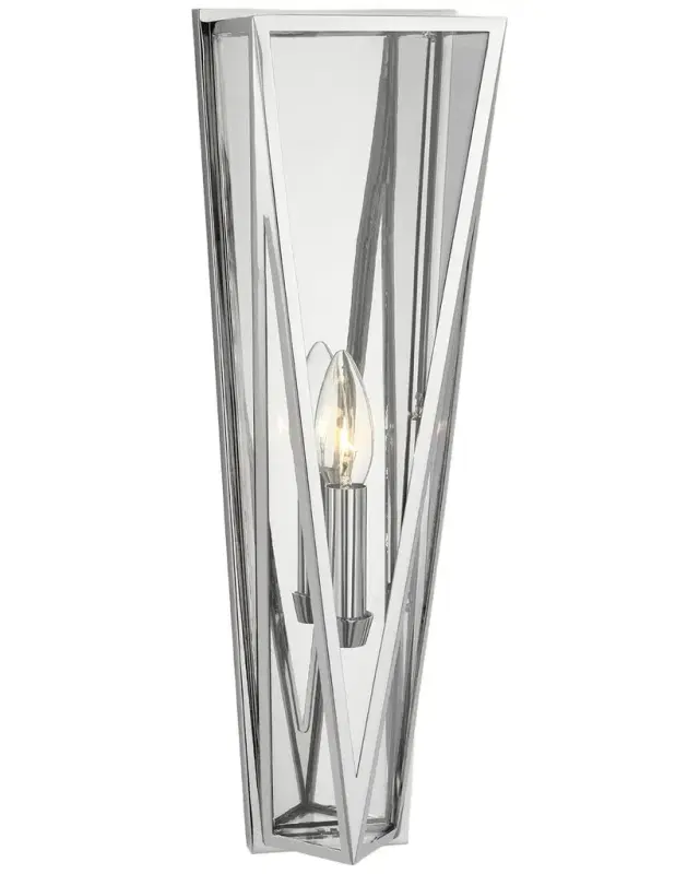 Visual Comfort Signature Lorino Medium Sconce In Bronze With Clear Glass By Julie Neill