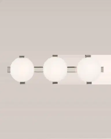 Visual Comfort Signature Marisol 28" Bath Bar in Polished Nickel by Champilamaud | Thumbnail 2