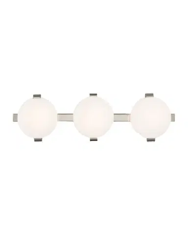 Visual Comfort Signature Marisol 28" Bath Bar in Polished Nickel by Champilamaud | Thumbnail 1