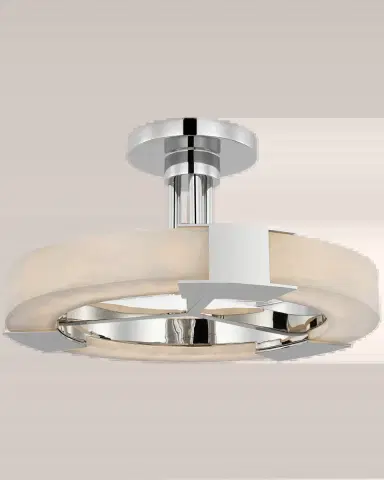 Visual Comfort Signature Covet Medium Ring Semi-Flush Mount by Julie Neill | Thumbnail 2 Visual Comfort Signature Covet Medium Ring Semi-Flush Mount by Julie Neill | Thumbnail 2