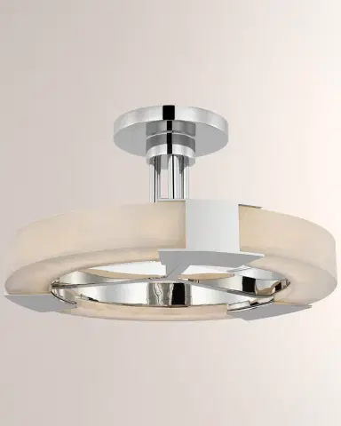 Visual Comfort Signature Covet Medium Ring Semi-Flush Mount by Julie Neill | Thumbnail 3 Visual Comfort Signature Covet Medium Ring Semi-Flush Mount by Julie Neill | Thumbnail 3