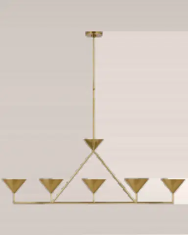 Visual Comfort Signature Orsay XL 5-Light Linear Chandelier by Paloma Contreras | Thumbnail 2 Visual Comfort Signature Orsay XL 5-Light Linear Chandelier by Paloma Contreras | Thumbnail 2