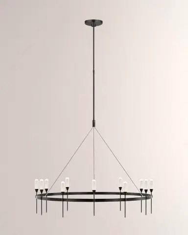 Visual Comfort Signature Overture XL Ring Chandelier by Peter Bristol | Thumbnail 3 Visual Comfort Signature Overture XL Ring Chandelier by Peter Bristol | Thumbnail 3