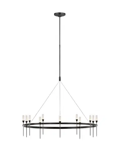 Visual Comfort Signature Overture XL Ring Chandelier by Peter Bristol | Thumbnail 1 Visual Comfort Signature Overture XL Ring Chandelier by Peter Bristol | Thumbnail 1