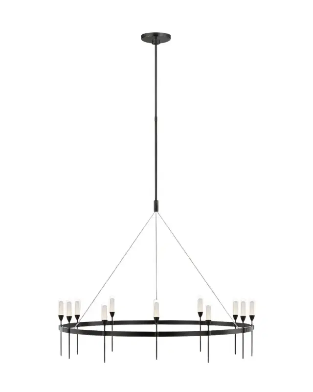 Visual Comfort Signature Overture XL Ring Chandelier by Peter Bristol