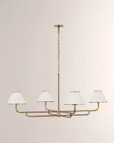Visual Comfort Signature Rigby Grande 4-Light Chandelier by Marie Flanigan - 54" | Thumbnail 3 Visual Comfort Signature Rigby Grande 4-Light Chandelier by Marie Flanigan - 54" | Thumbnail 3