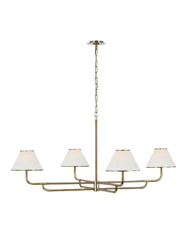 Visual Comfort Signature Rigby Grande 4-Light Chandelier by Marie Flanigan - 54"