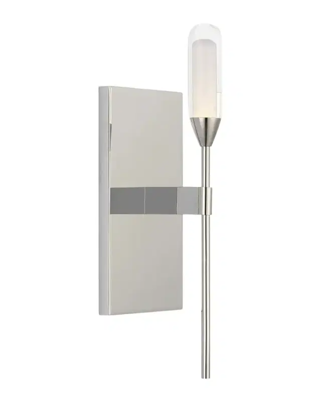Visual Comfort Signature Overture Medium Sconce in Bronze by Peter Bristol