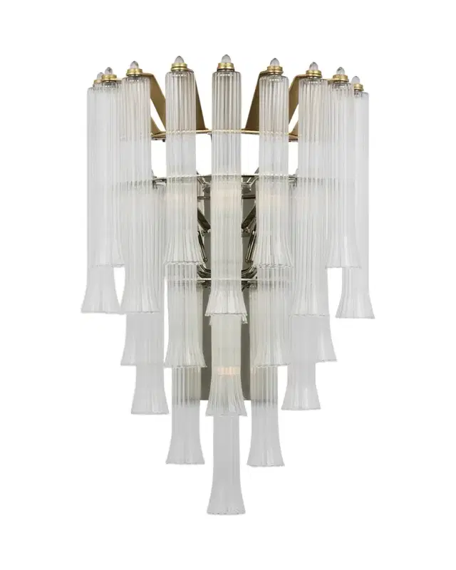 Visual Comfort Signature Lorelei Large Waterfall Sconce by Julie Neill