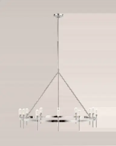 Visual Comfort Signature Overture Grande Ring Chandelier by Peter Bristol | Thumbnail 2 Visual Comfort Signature Overture Grande Ring Chandelier by Peter Bristol | Thumbnail 2