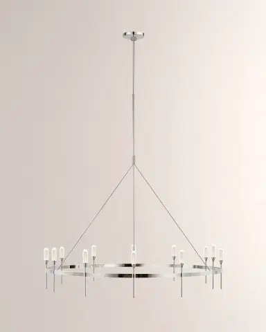Visual Comfort Signature Overture Grande Ring Chandelier by Peter Bristol | Thumbnail 3 Visual Comfort Signature Overture Grande Ring Chandelier by Peter Bristol | Thumbnail 3