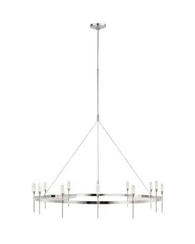 Visual Comfort Signature Overture Grande Ring Chandelier by Peter Bristol | Thumbnail 1 Visual Comfort Signature Overture Grande Ring Chandelier by Peter Bristol | Thumbnail 1