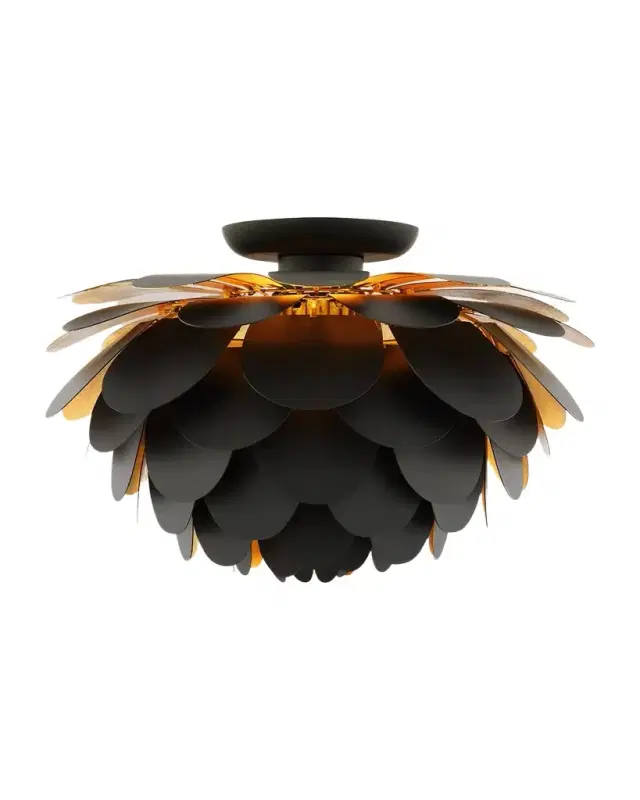 Visual Comfort Signature Cynara Large Flush Mount by Chapman & Myers - 17"