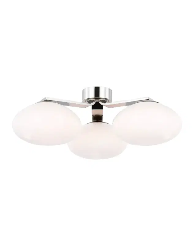Visual Comfort Signature Marisol 3-Light XL Triple Flush Mount by Champilamaud - 27"