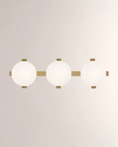 Visual Comfort Signature Marisol 28" Bath Bar in Soft Brass by Champilamaud | Thumbnail 3 Visual Comfort Signature Marisol 28" Bath Bar in Soft Brass by Champilamaud | Thumbnail 3