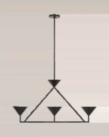 Visual Comfort Signature Orsay Medium 3-Light Linear Chandelier by Paloma Contreras | Thumbnail 2 Visual Comfort Signature Orsay Medium 3-Light Linear Chandelier by Paloma Contreras | Thumbnail 2