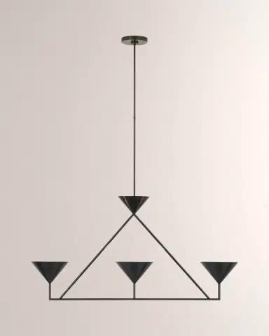 Visual Comfort Signature Orsay Medium 3-Light Linear Chandelier by Paloma Contreras | Thumbnail 3 Visual Comfort Signature Orsay Medium 3-Light Linear Chandelier by Paloma Contreras | Thumbnail 3