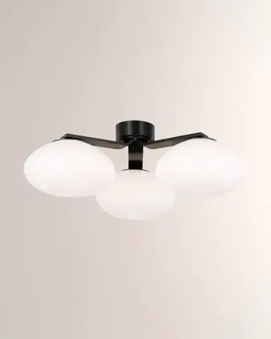 Visual Comfort Signature Marisol 3-Light XL Triple Flush Mount by Champilamaud - 27" | Thumbnail 3 Visual Comfort Signature Marisol 3-Light XL Triple Flush Mount by Champilamaud - 27" | Thumbnail 3