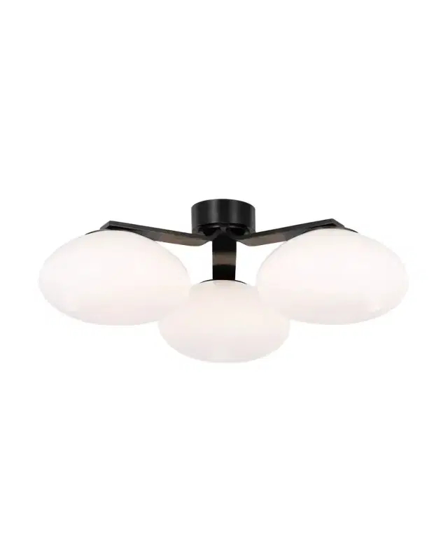 Visual Comfort Signature Marisol 3-Light XL Triple Flush Mount by Champilamaud - 27"