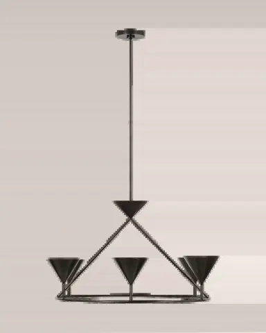 Visual Comfort Signature Orsay Large Ring Chandelier by Paloma Contreras | Thumbnail 2 Visual Comfort Signature Orsay Large Ring Chandelier by Paloma Contreras | Thumbnail 2