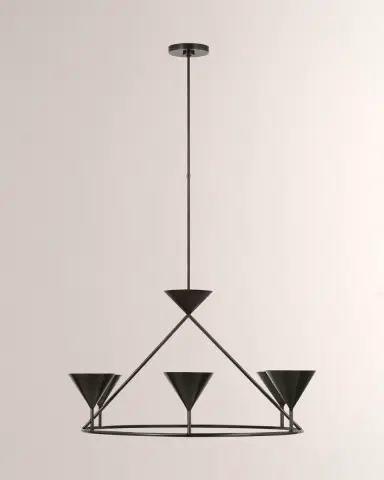 Visual Comfort Signature Orsay Large Ring Chandelier by Paloma Contreras | Thumbnail 3 Visual Comfort Signature Orsay Large Ring Chandelier by Paloma Contreras | Thumbnail 3