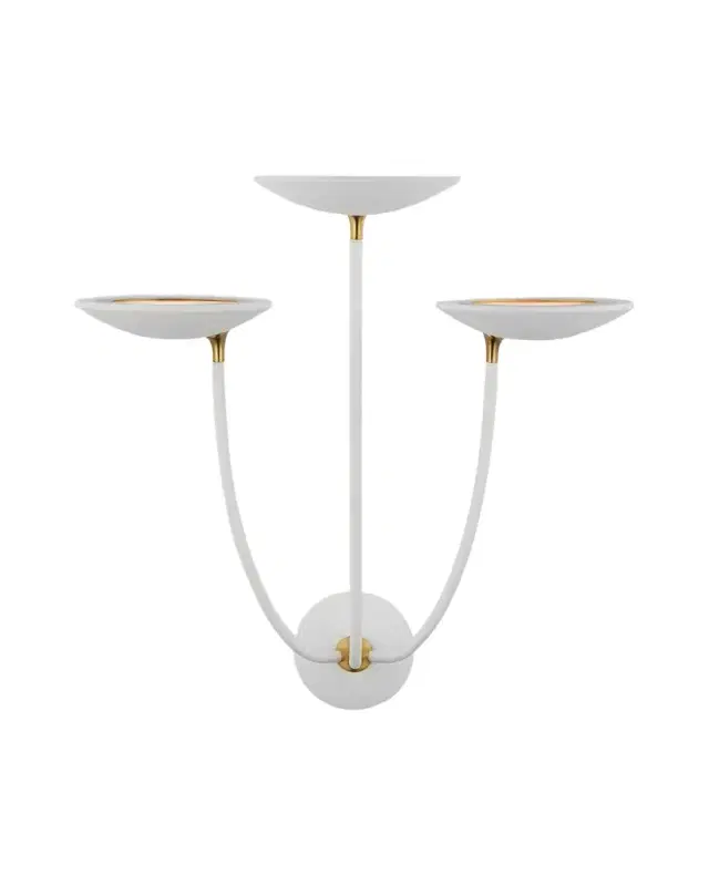 Visual Comfort Signature Keira 3-Light Large Triple Sconce by Thomas O 'Brien - 23"