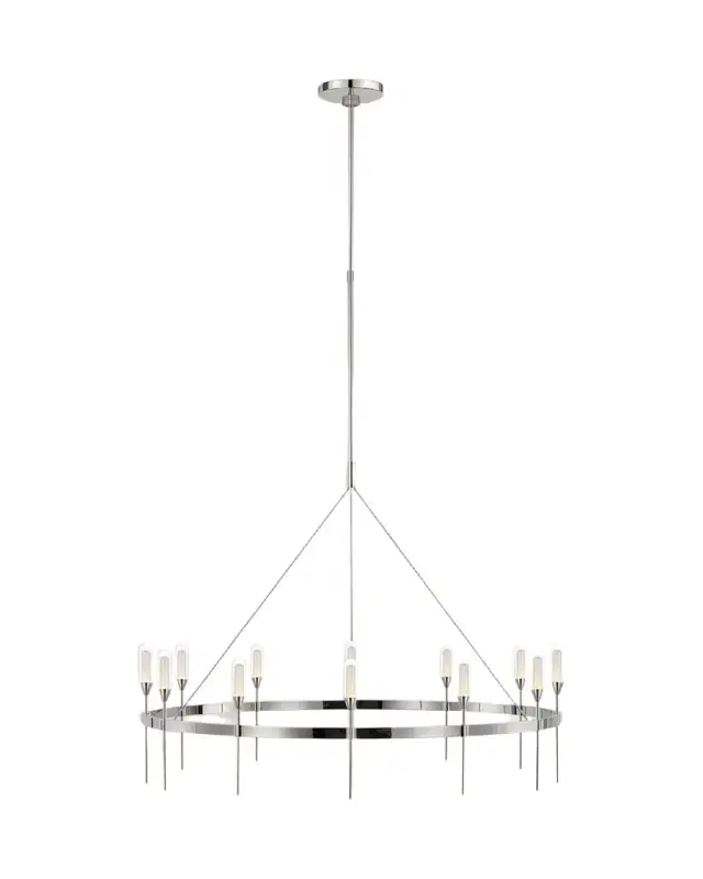Visual Comfort Signature Overture XL Ring Chandelier by Peter Bristol