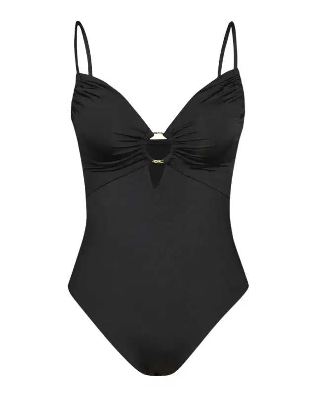 Sunshine 79 Solid Sweetheart One-Piece Swimsuit
