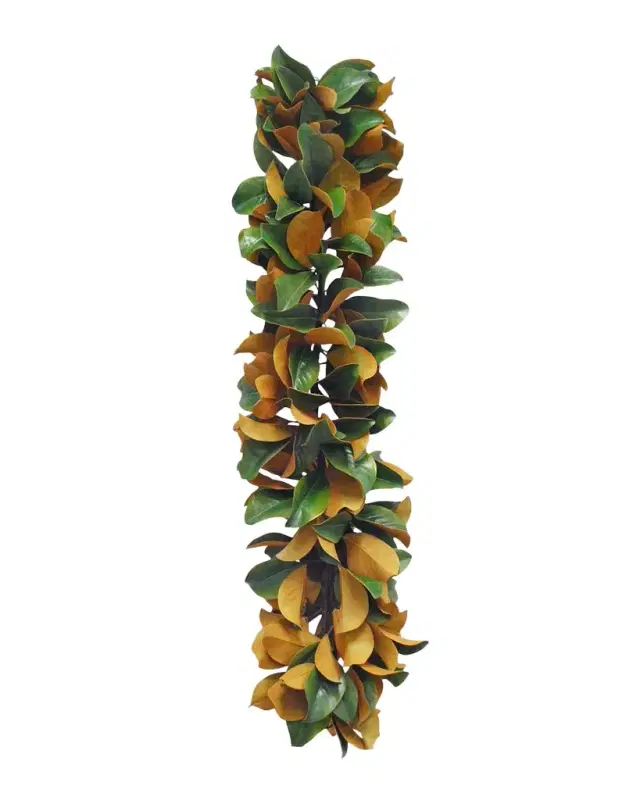 Winward Home Magnolia Leaf Deluxe Thanksgiving Garland - 72"