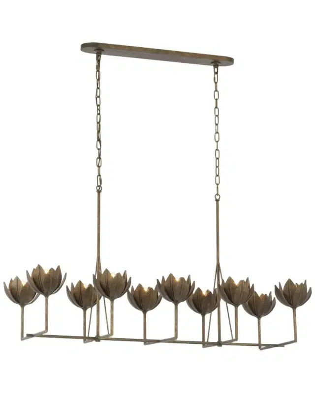 Visual Comfort Signature Alberto Linear Chandelier by Julie Neill