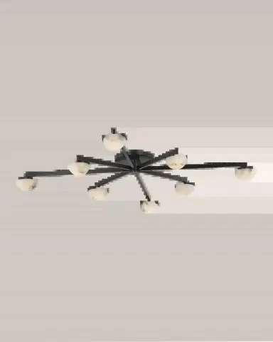 Visual Comfort Signature Pedra Extra-Large Staggered Arm Flush Mount | Thumbnail 2 Visual Comfort Signature Pedra Extra-Large Staggered Arm Flush Mount | Thumbnail 2