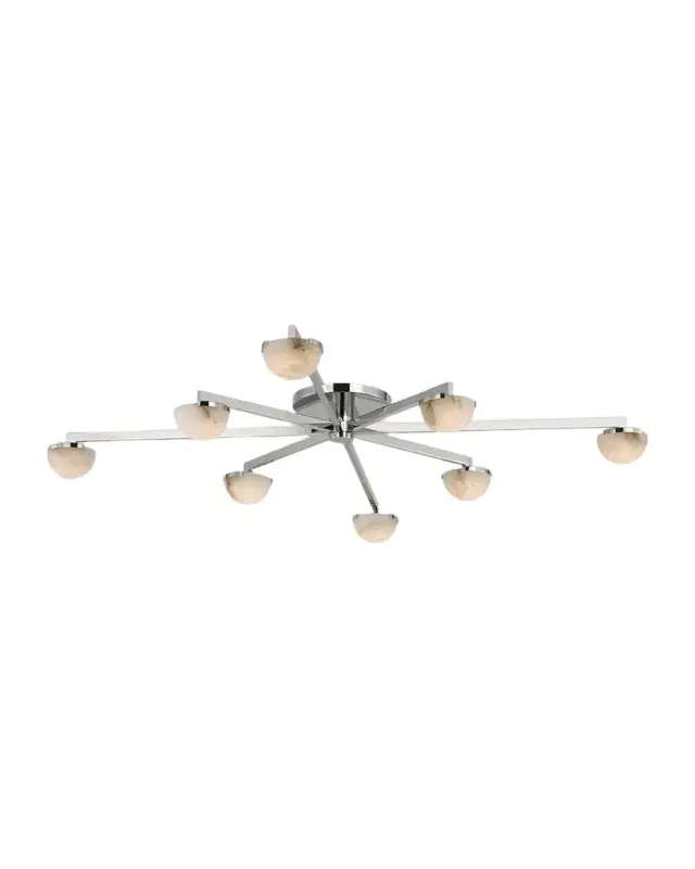 Visual Comfort Signature Pedra Extra-Large Staggered Arm Flush Mount