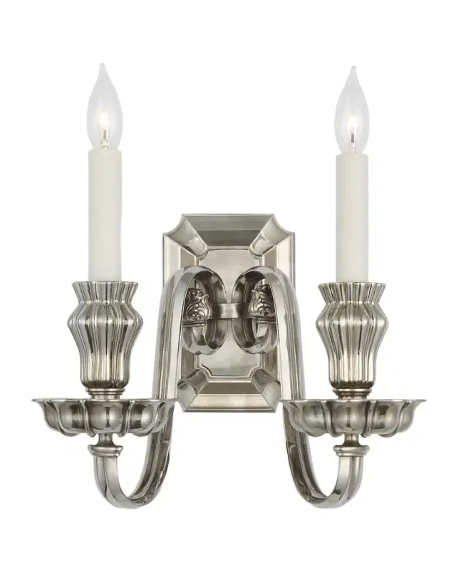 Visual Comfort Signature Falaise Double Sconce by Ralph Lauren