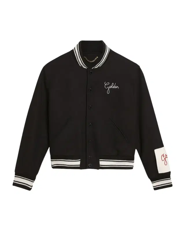 Golden Goose Men 's Embroidered Compact Bomber Jacket