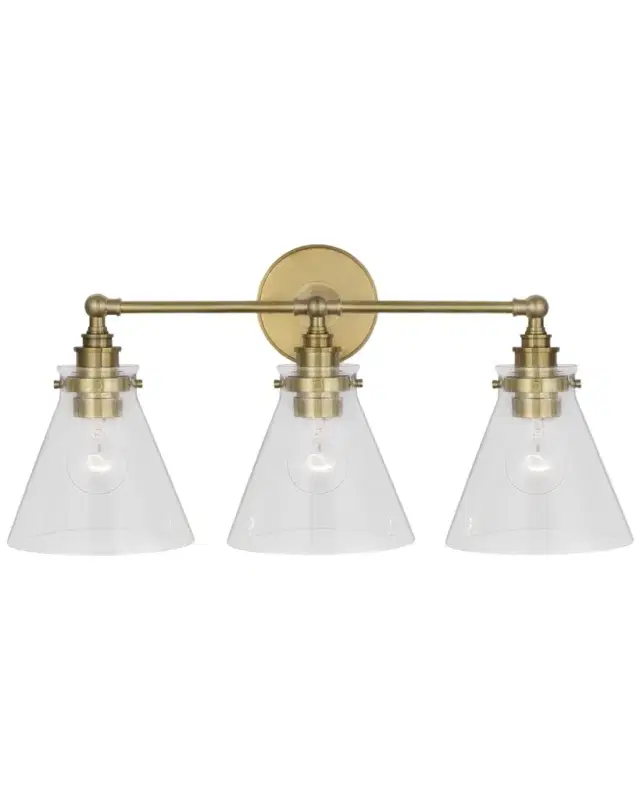 Visual Comfort Signature Parkington 3-Light Bath Bar Light by Chapman & Myers