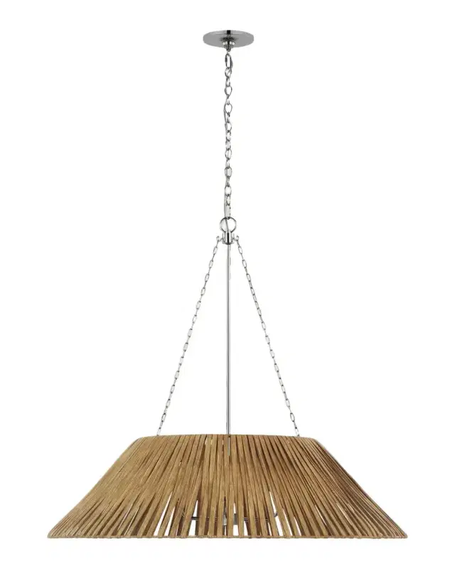 Visual Comfort Signature Corinne Extra-Large Wrapped Pendant Light by Marie Flanigan