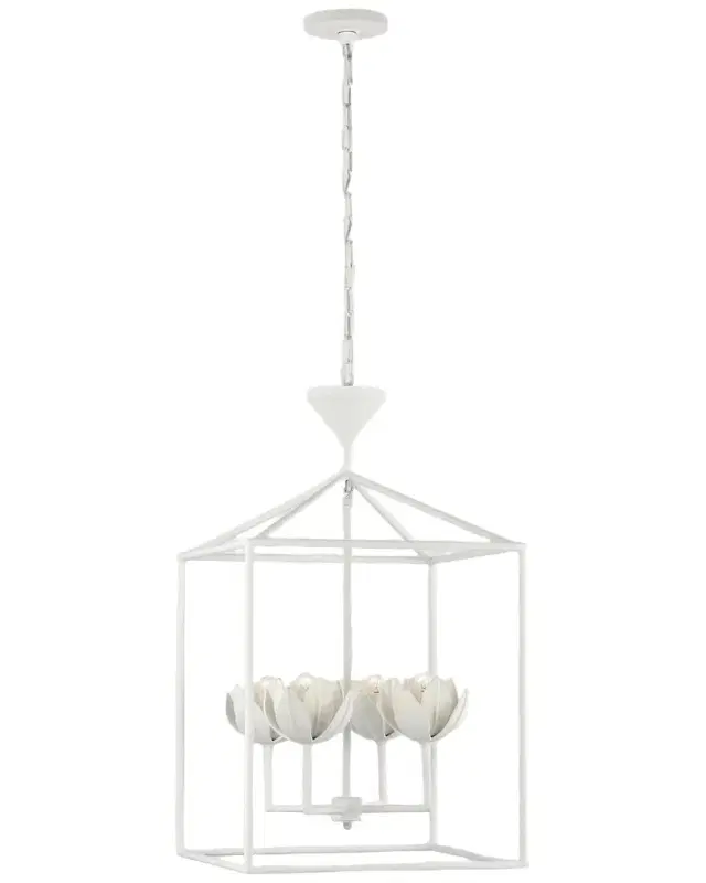 Visual Comfort Signature Alberto 18" Open Cage Lantern by Julie Neill
