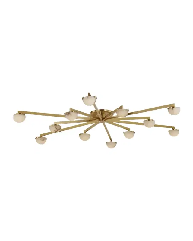 Visual Comfort Signature Pedra Grande Staggered Arm Flush Mount