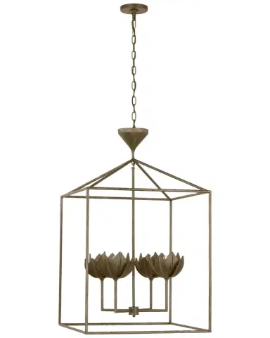 Visual Comfort Signature Alberto 24" Open Cage Lantern by Julie Neill | Thumbnail 1