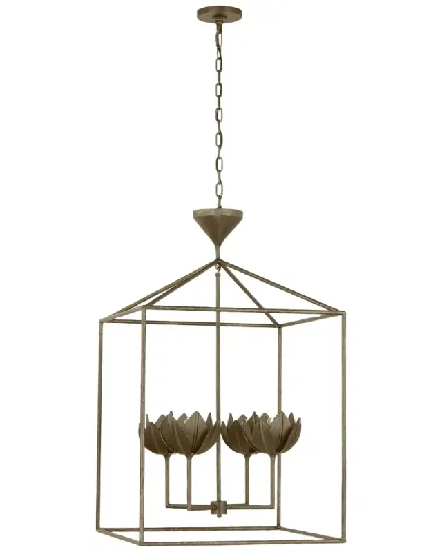 Visual Comfort Signature Alberto 24" Open Cage Lantern by Julie Neill